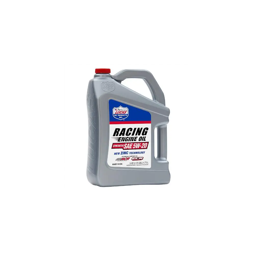 Synthetic SAE 5W-20 Racing Oil - 5 Qt. Jug - LOP10884